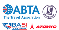 abta bonded, atol holder, basi partner, atomic