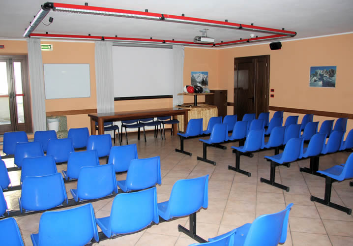 The mmeting room within the Foyer Don Bosco