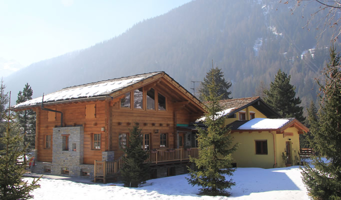Exterior of the Chalet Alpina