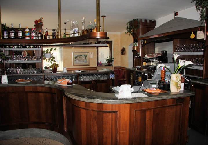 The bar area of the Hotel Chateau