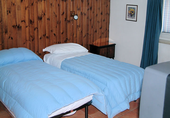 A typical bedroom within The Lodge