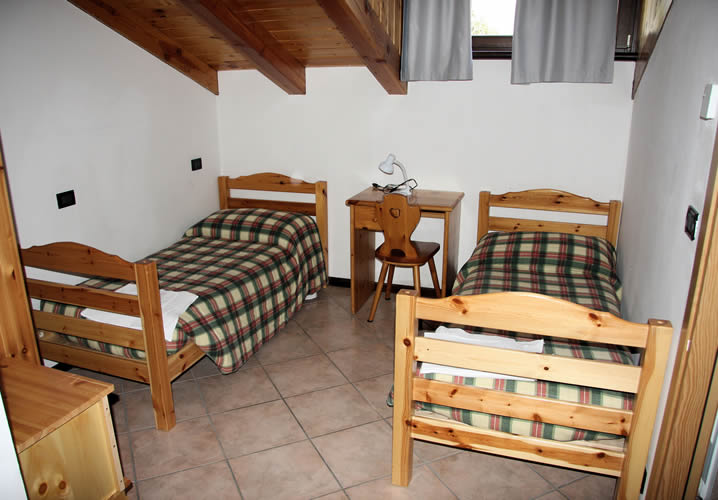 A typical bedroom in the Foyer Don Bosco