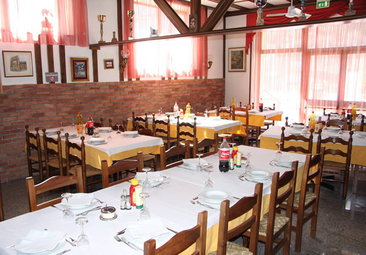 The restaurant area of the Hotel Valdigne