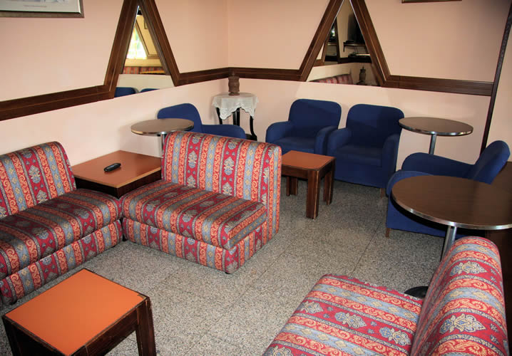 The lounge area of the Hotel Valdigne