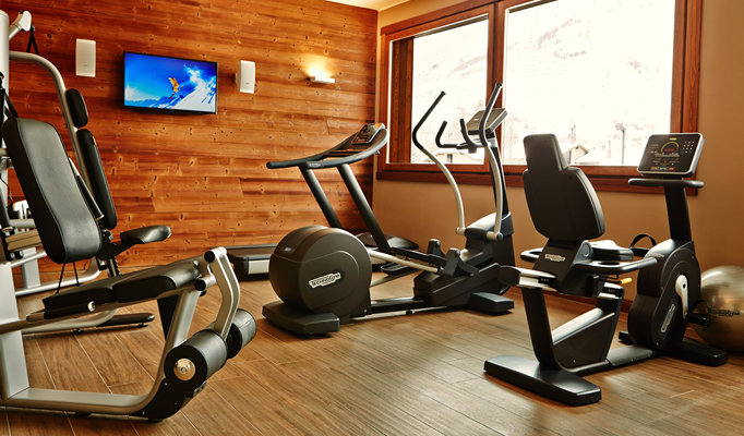 The fitness suite in the Nira Montana