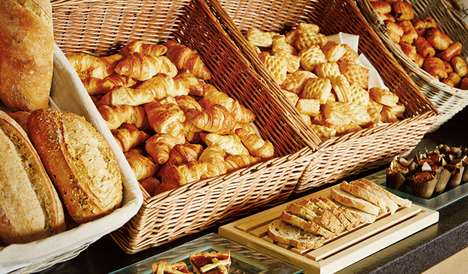A typical breakfast in the Nira Montana