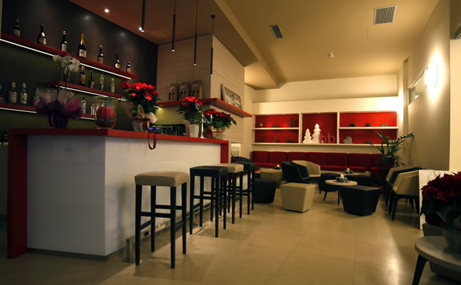 The bar area of the HB Aosta
