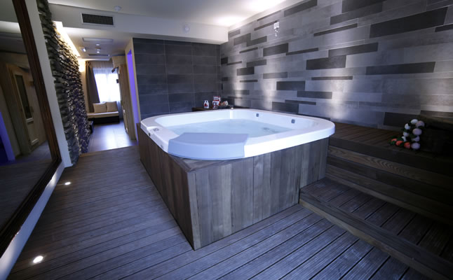 The spa at the HB Aosta