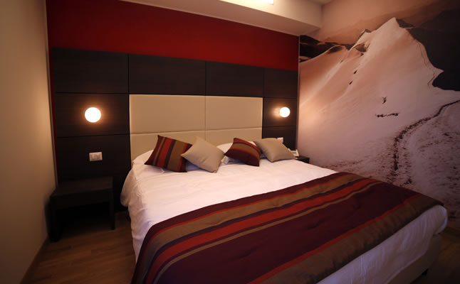An alternative bedroom within the HB Aosta
