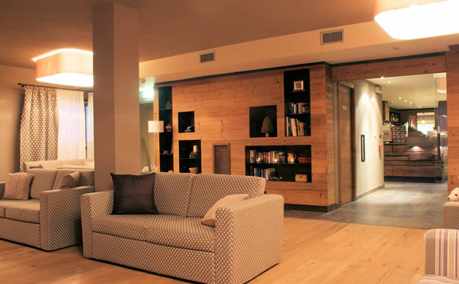 Loung area of the Hotel La Chance