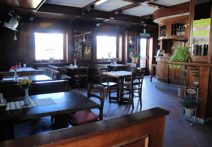 The bar area in the Hotel St Nicolas