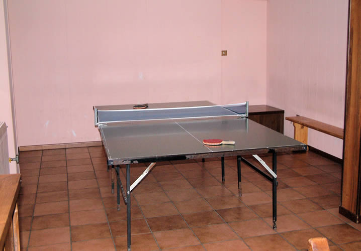 The games room within The Lodge